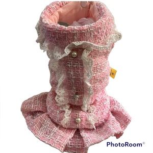 Designer Inspired Tweed Designer Dog Dress Jackie O Style